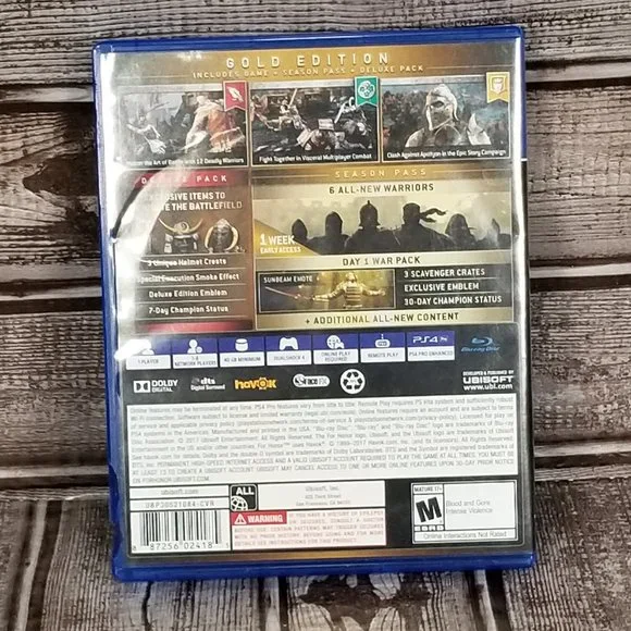 Lot of 3 PS4 Games Call of Duty Ghosts, Deadrising, For Honor - NOT Tested